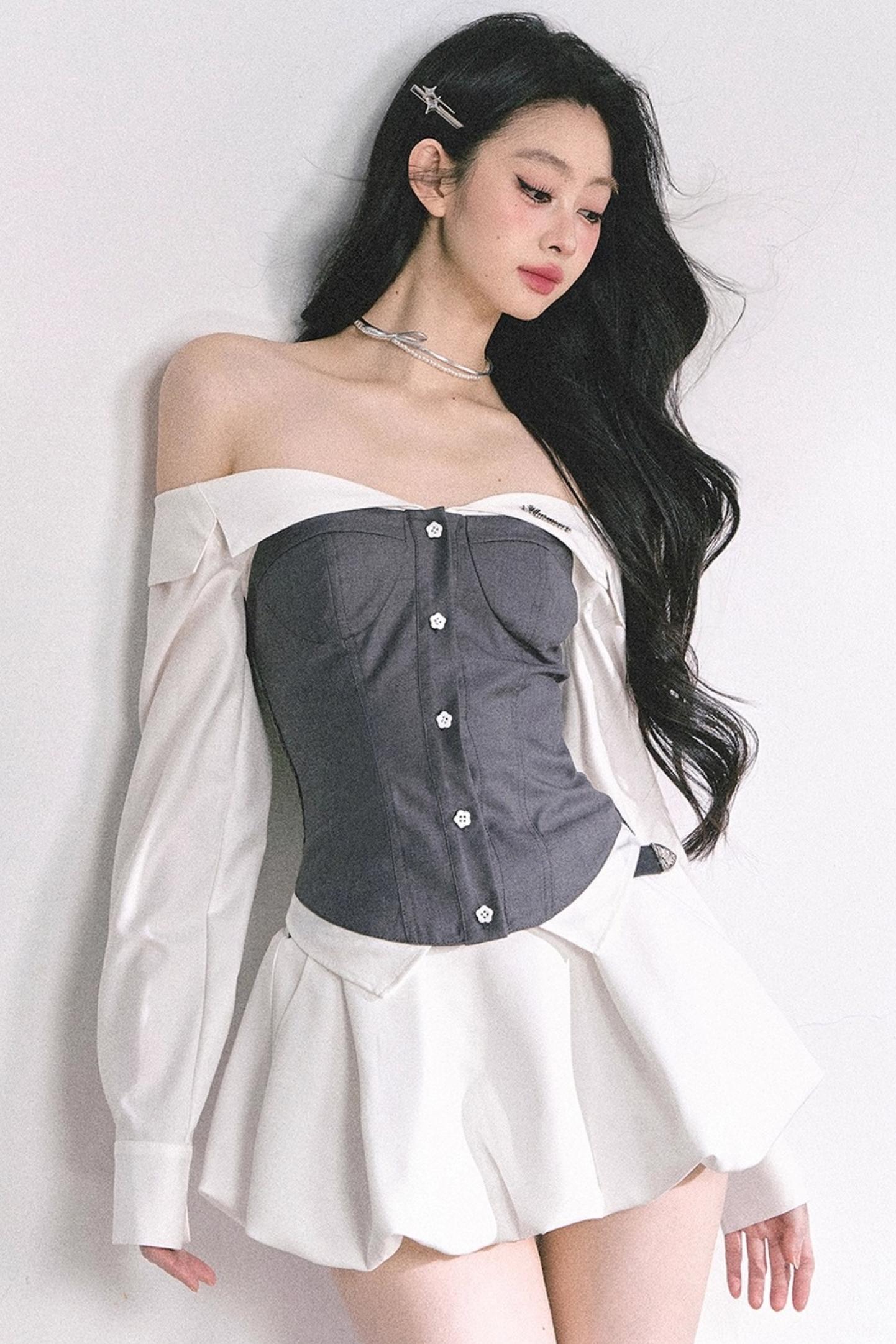 Slimming Hot Girl One-Shoulder Tops