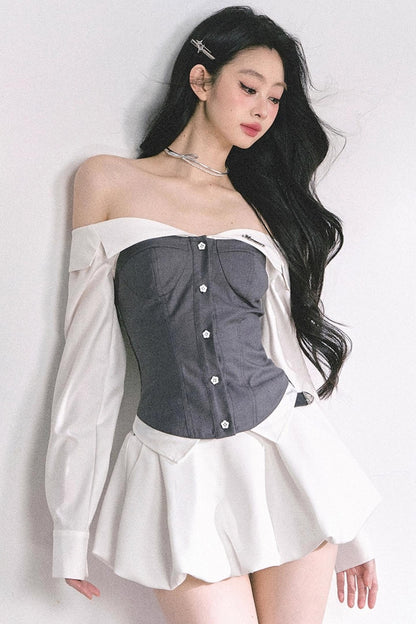 Slimming Hot Girl One-Shoulder Tops