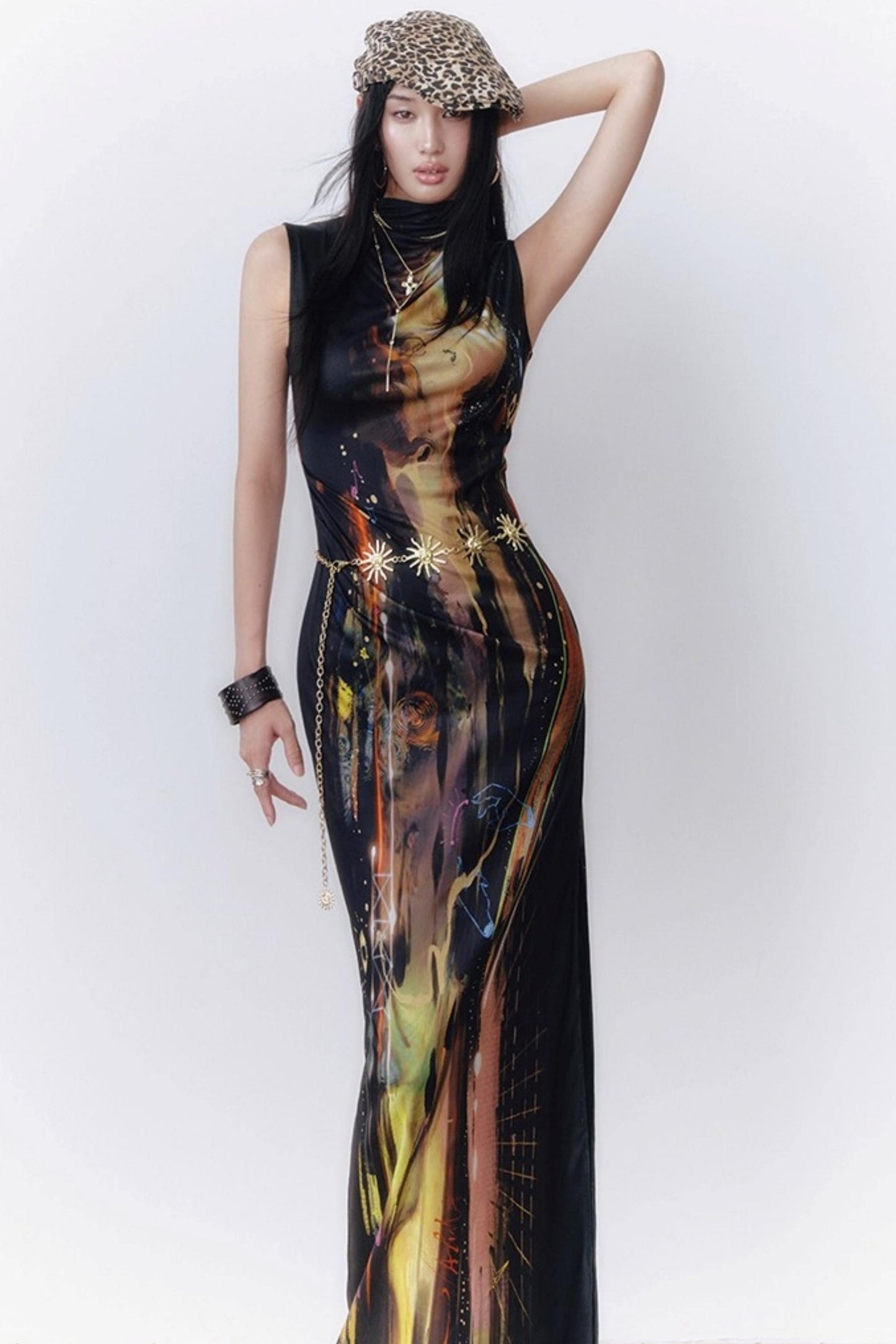 Night City Cheongsam Dress