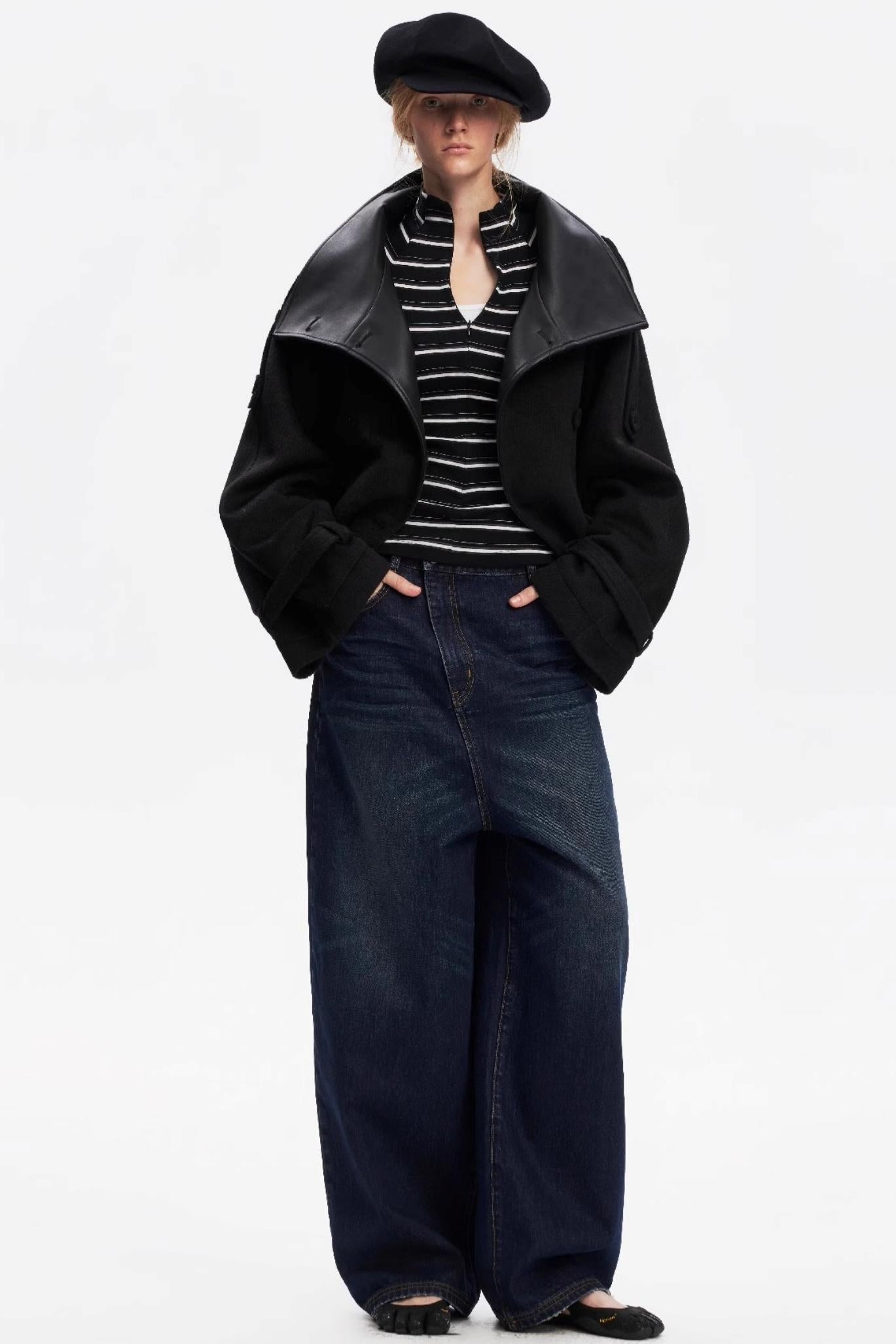 Vintage Yellow Distressed Jeans