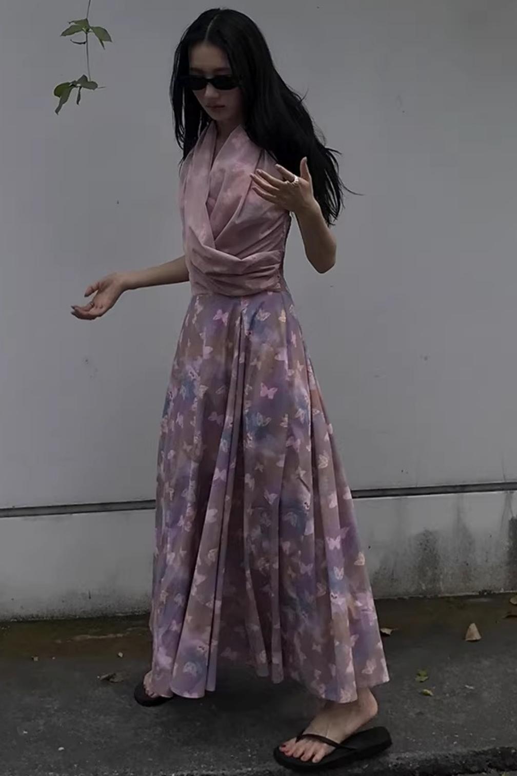 Butterfly Shadow Layered Dress