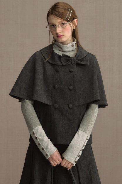 Retro Cape Vest Shawl Jacket Set-Up