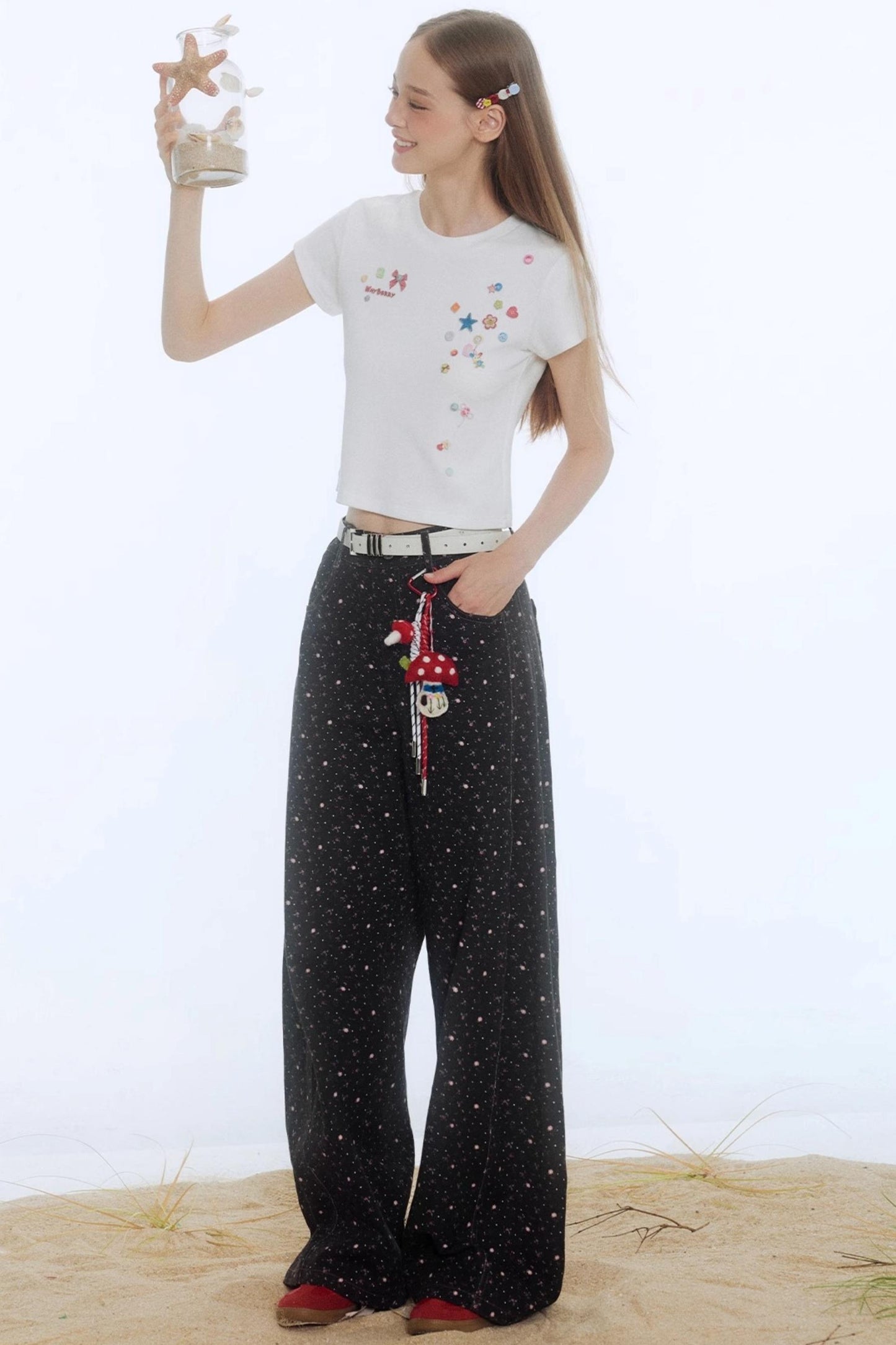 Cloud Fudge Floral Pants