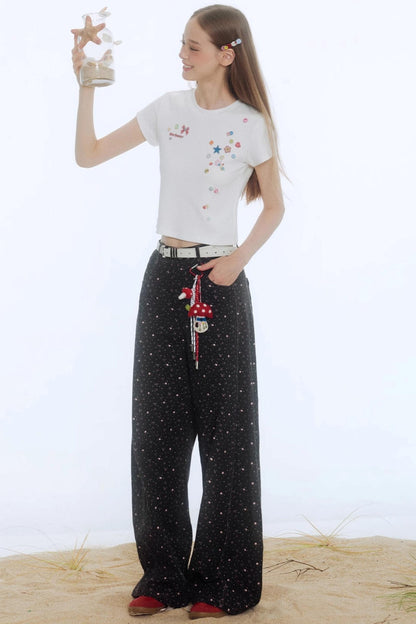 Cloud Fudge Floral Pants