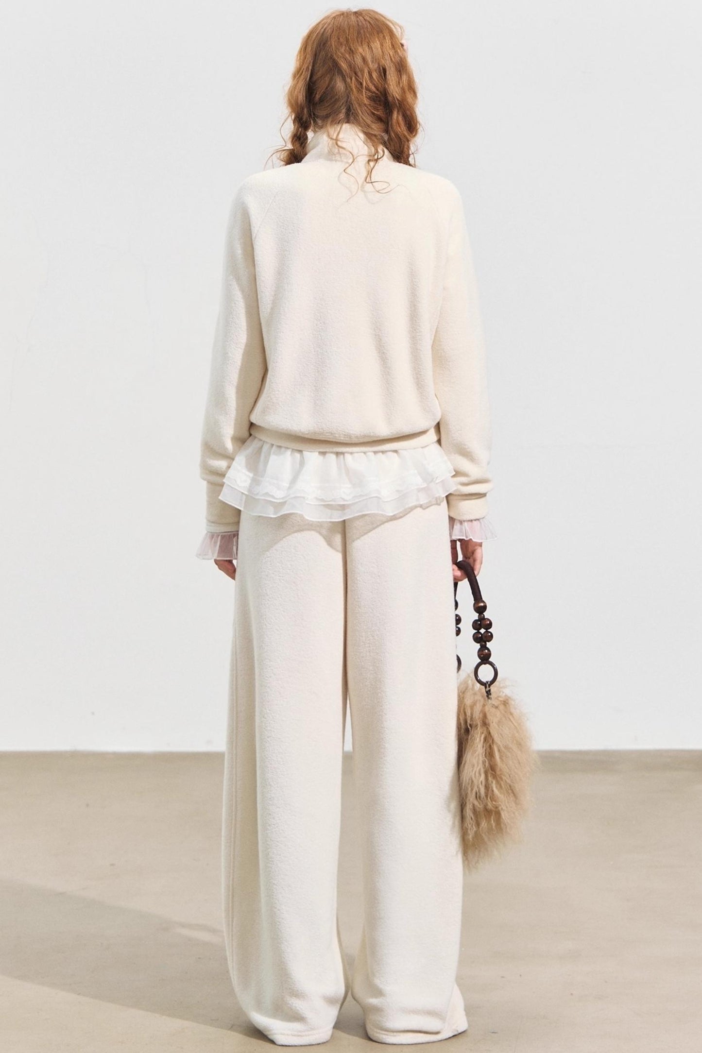 Rice Fleece Zip Jacket Set-Up