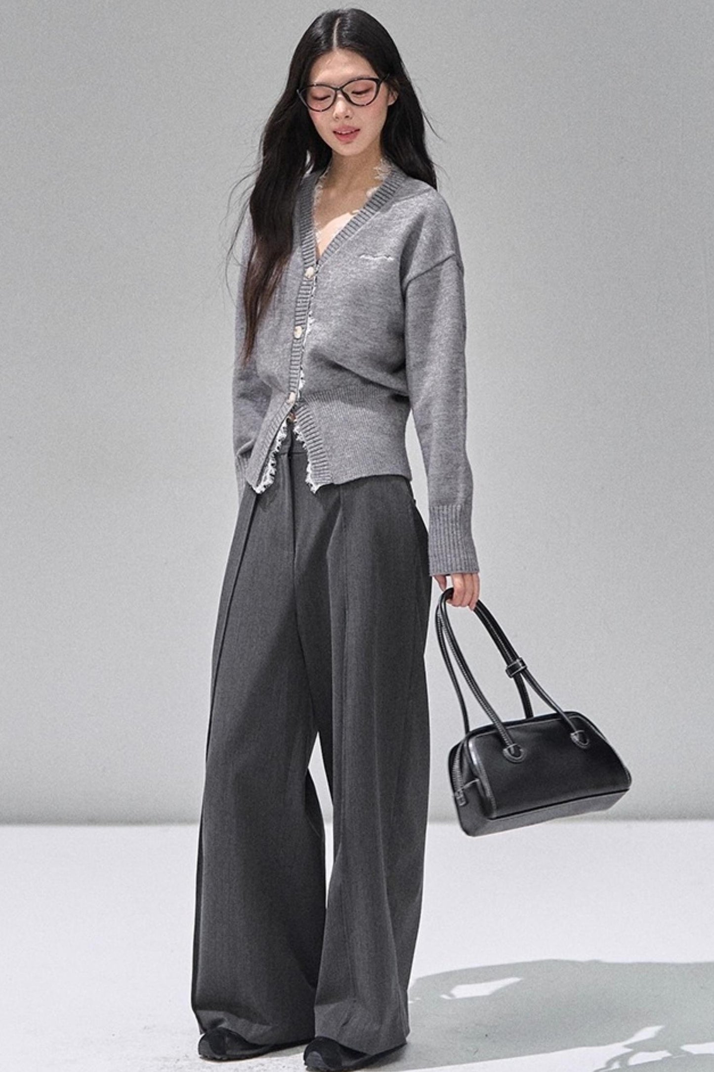 Lace Patchwork Knitted Sweater