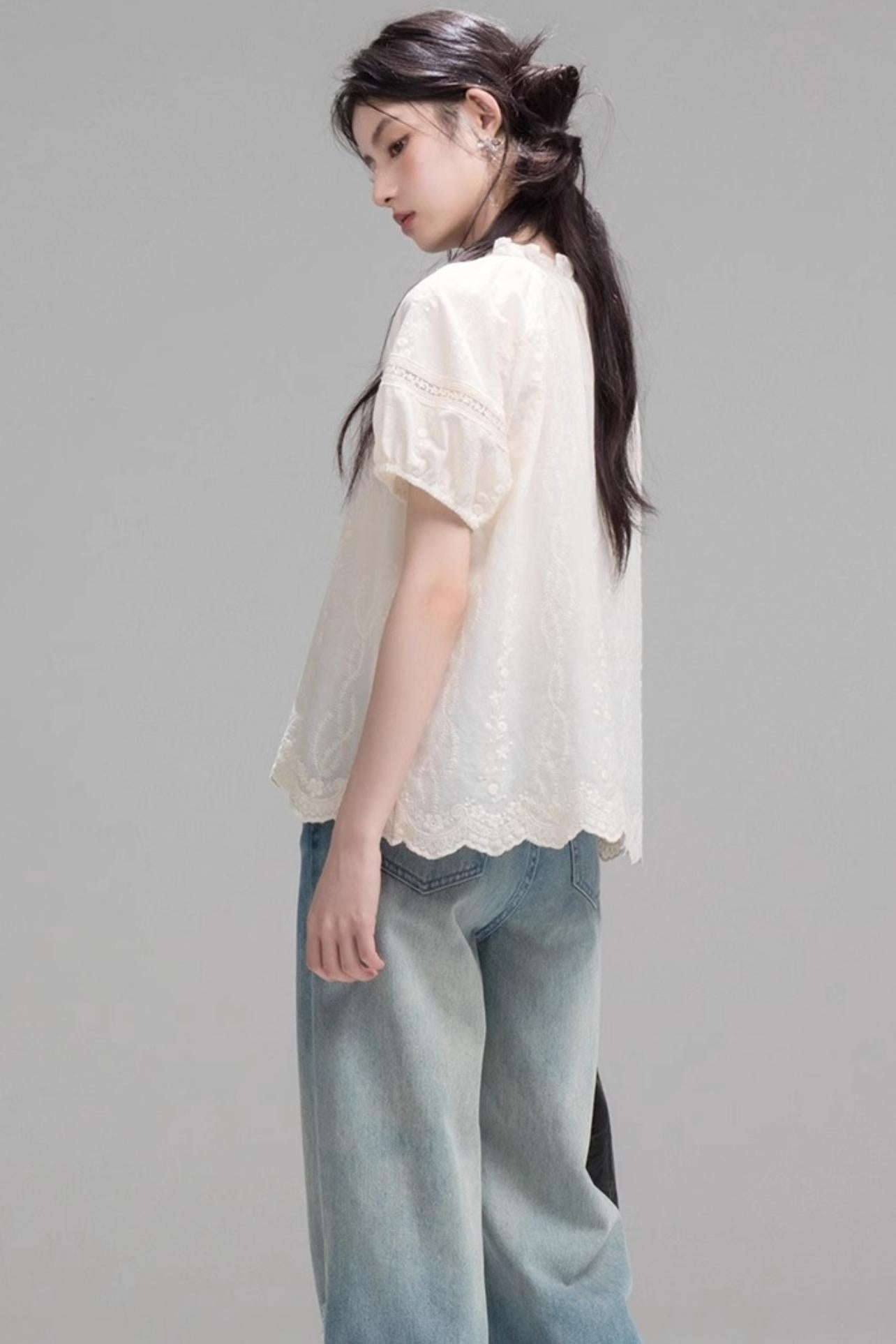 Apricot Lace Bubble Tee