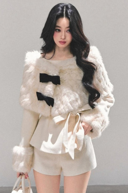 French Light Luxury Winter Coat Set-Up