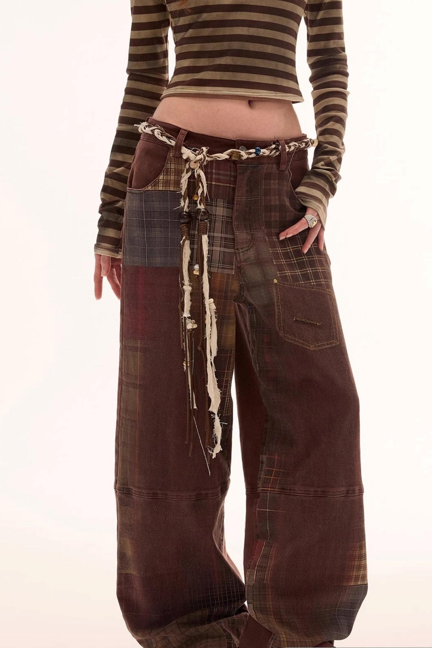 Versatile Printed Womens Jeans