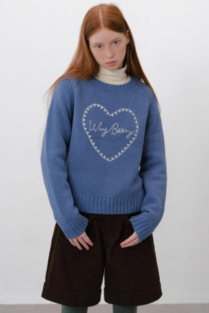 Sweet Thoughts Heart Sweater