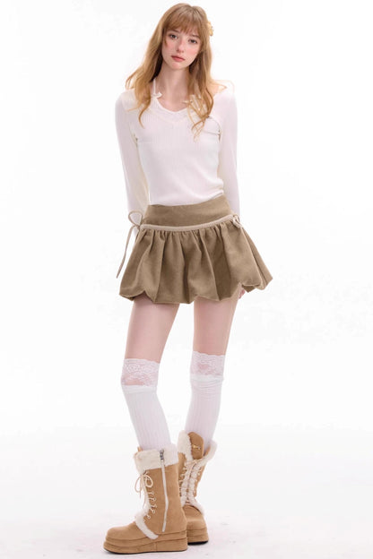 Autumn Bow Halterneck Slimming Top