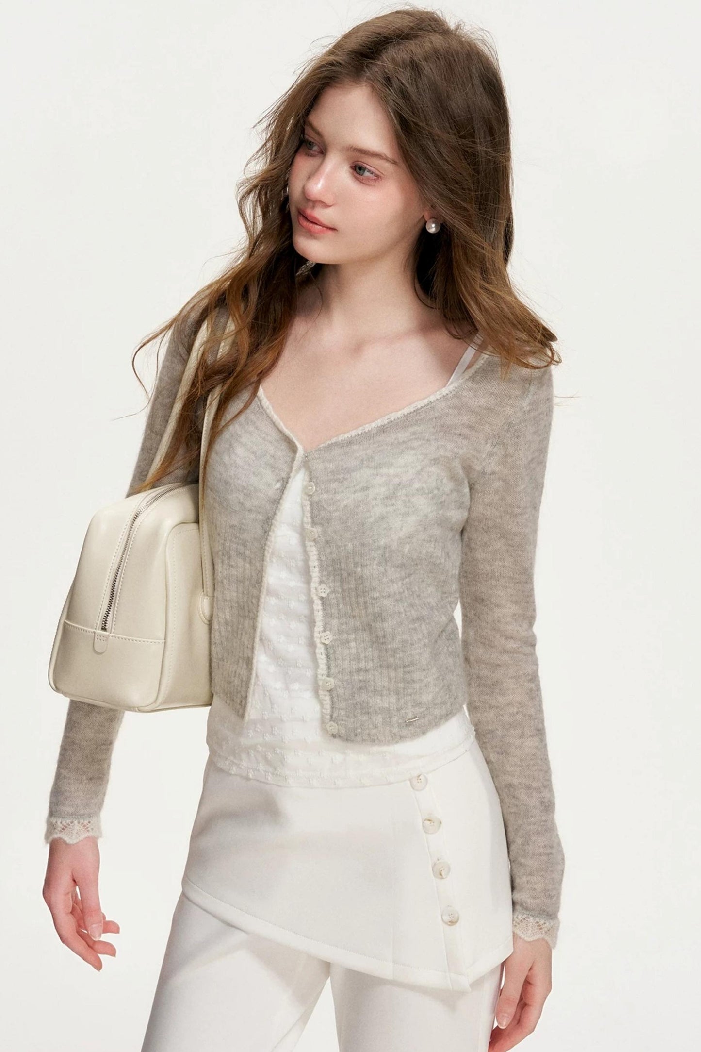 Romantic Lace Sheer Knitted Vest