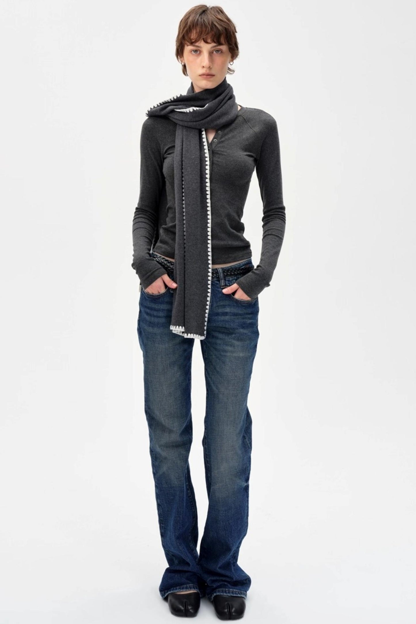 Slimming Simple Solid Color Shirt