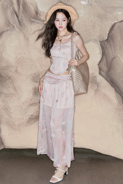 Vacation Floral Skirt Set-Up