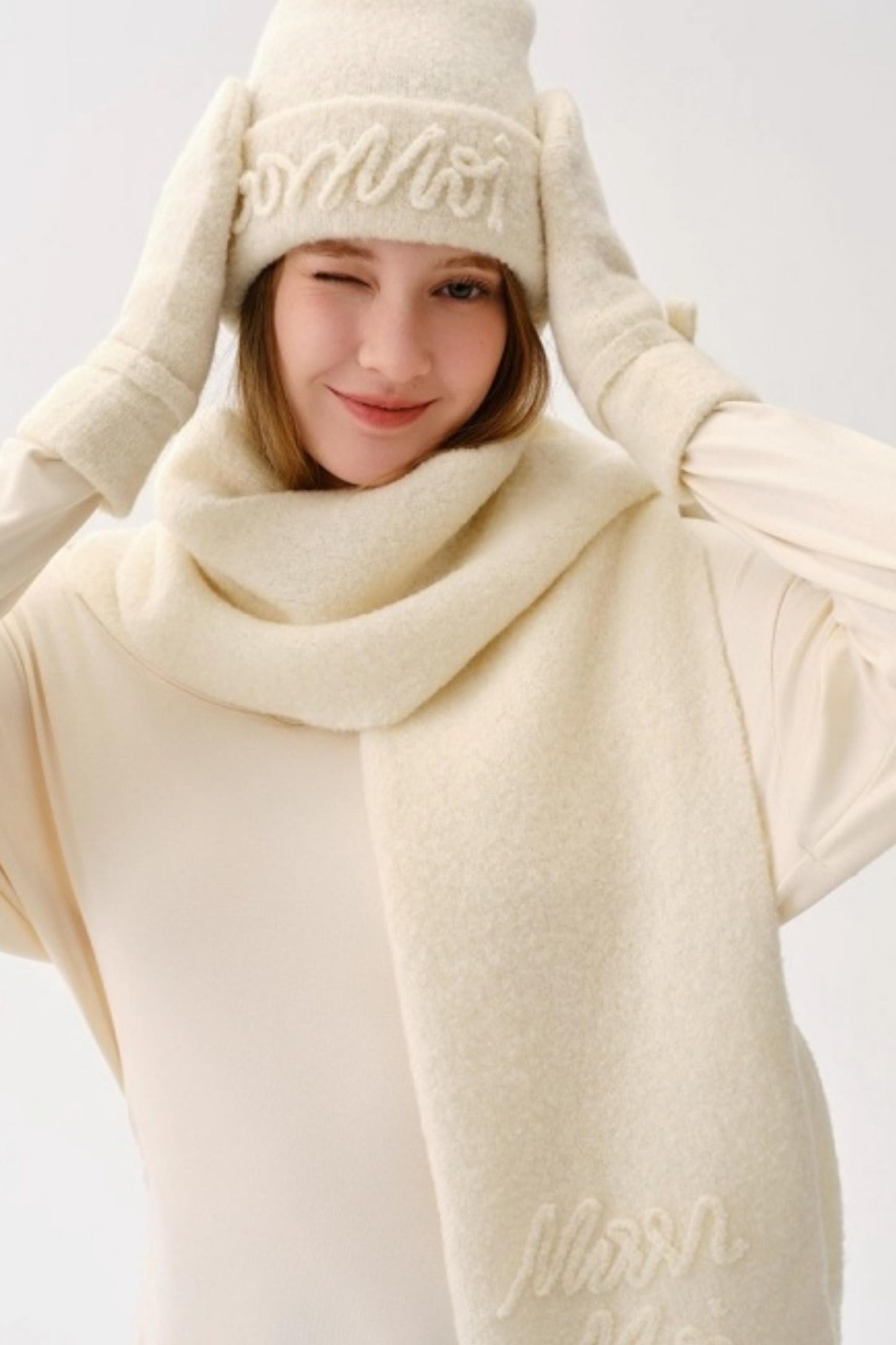 Wool Blend Knitted Set-Up