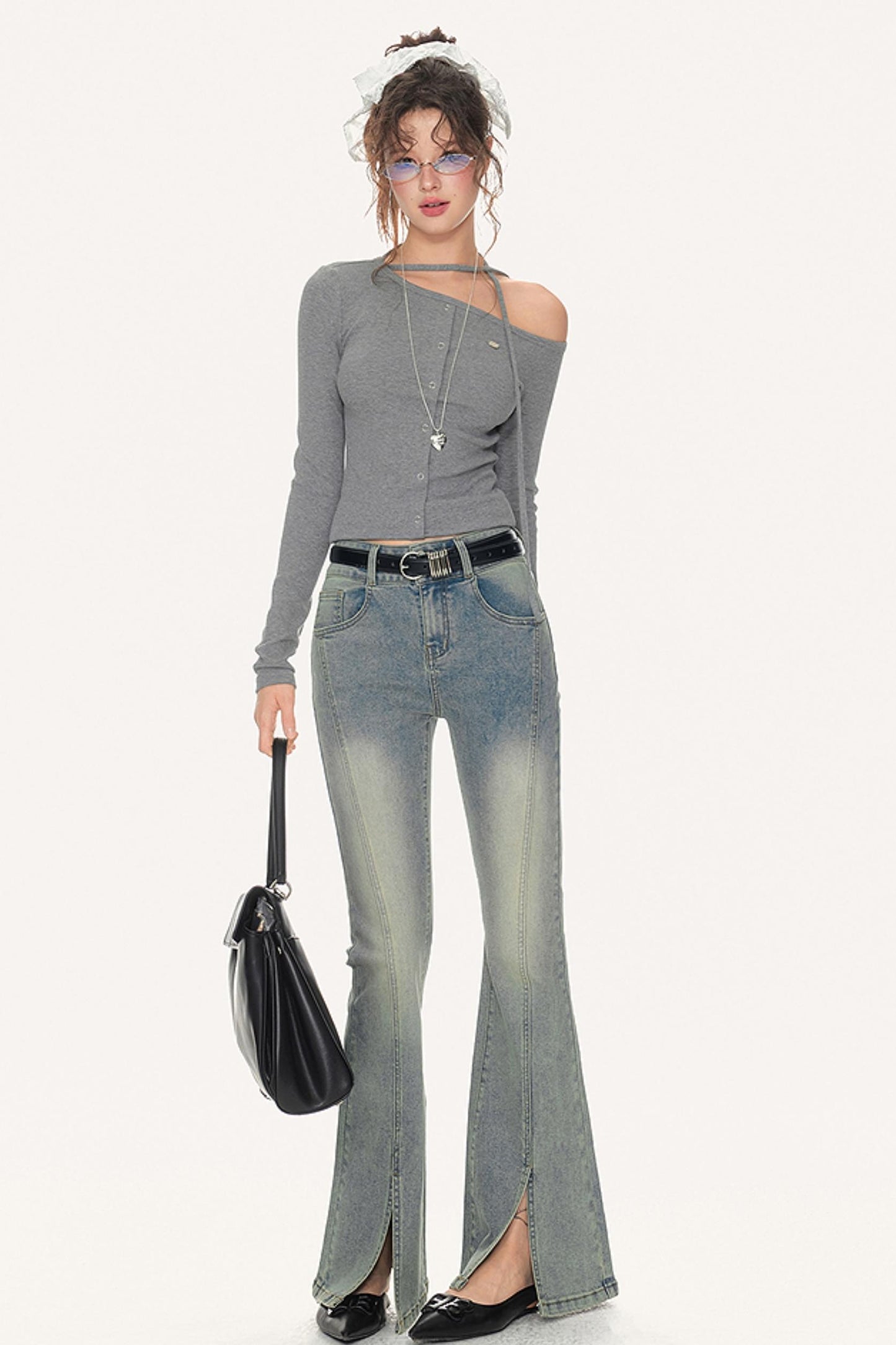 Soft Shoulder Knitted Sweater