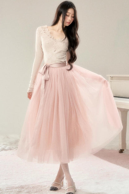 French Noble Lace Dress Set-Up