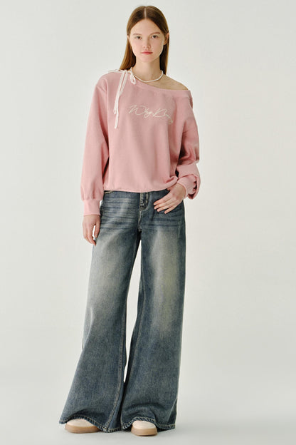 빈티지 하이 라이즈 슬리밍 진 