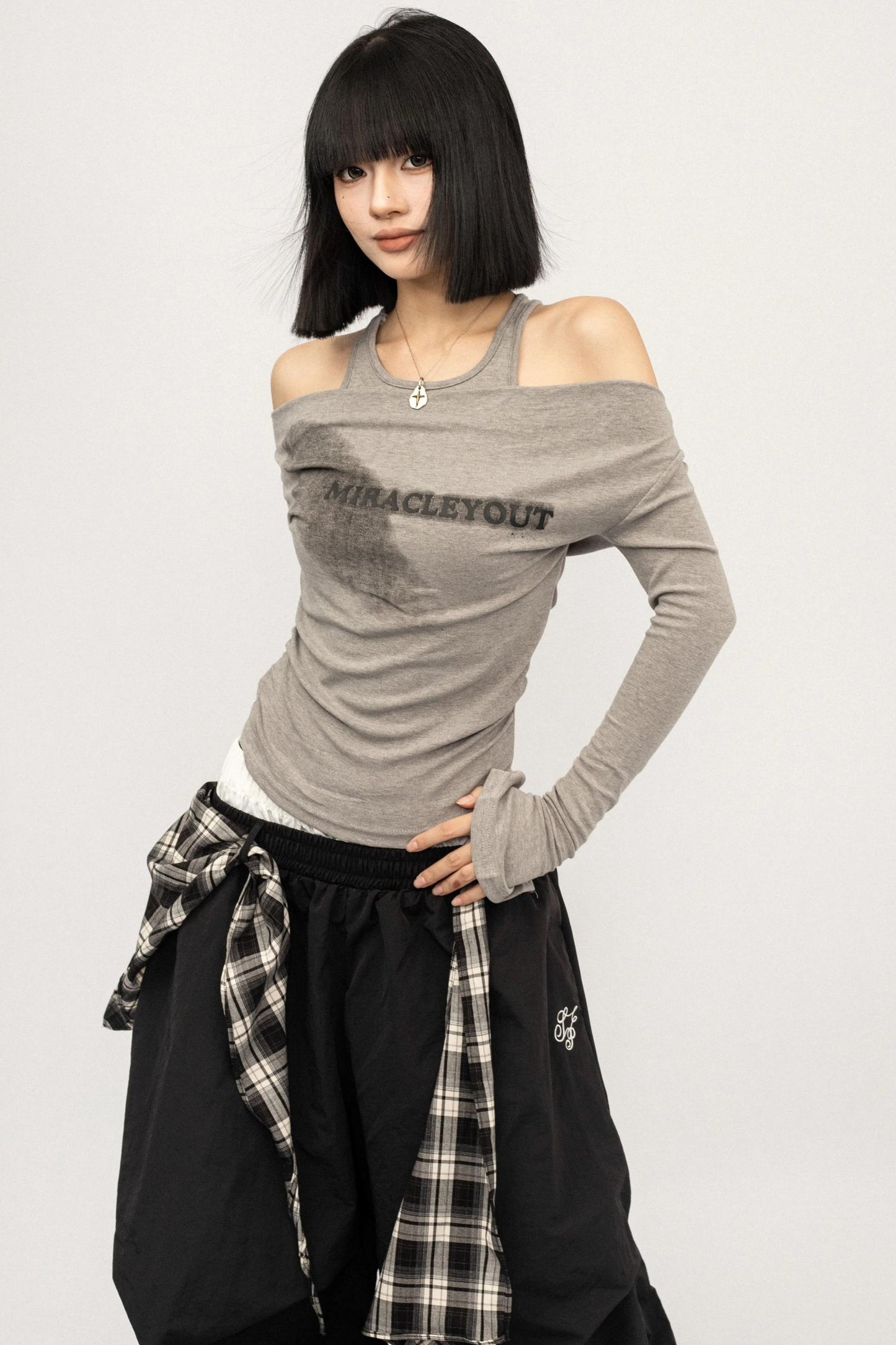 Vintage Spice Girl Black Long Sleeve T-Shirt