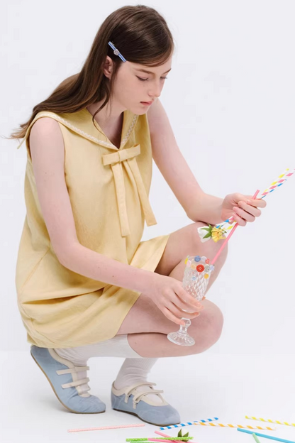 Girlhood Era Bow-Tie Dress