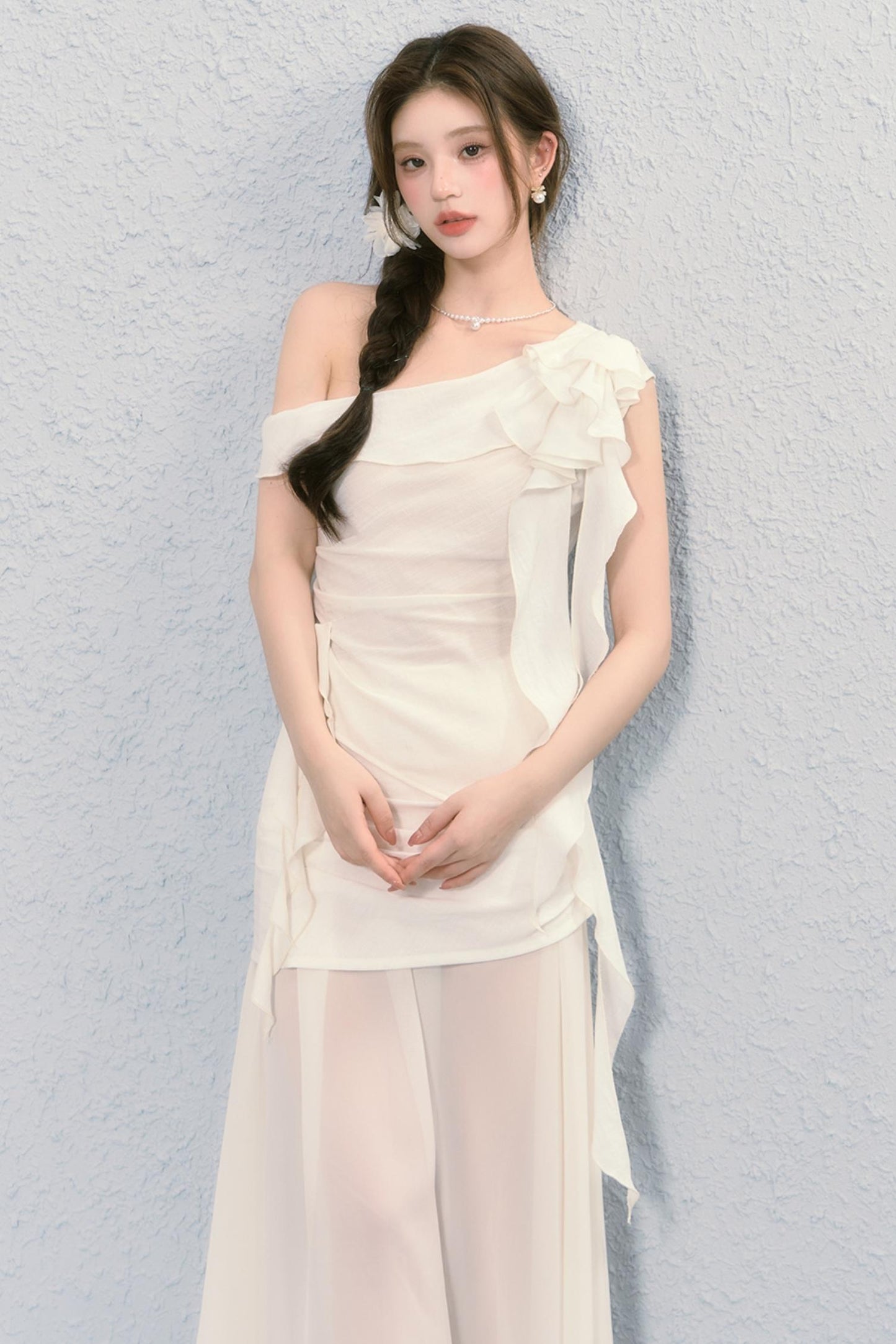 Elegant Rose Skirt Set-Up