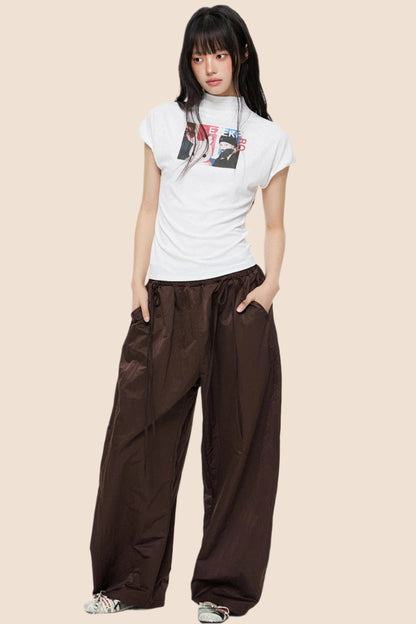 Fitted Short Sleeve Crop Tee