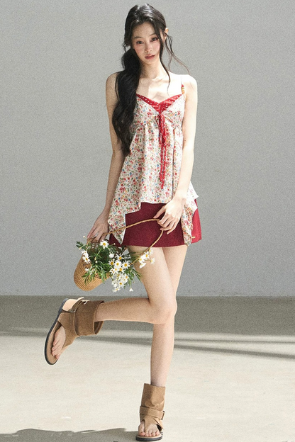 Fragments of Berries Floral Top