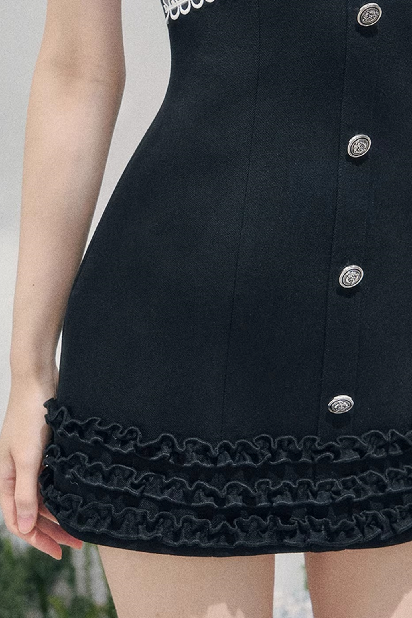 Night's Monologue Lace Dress