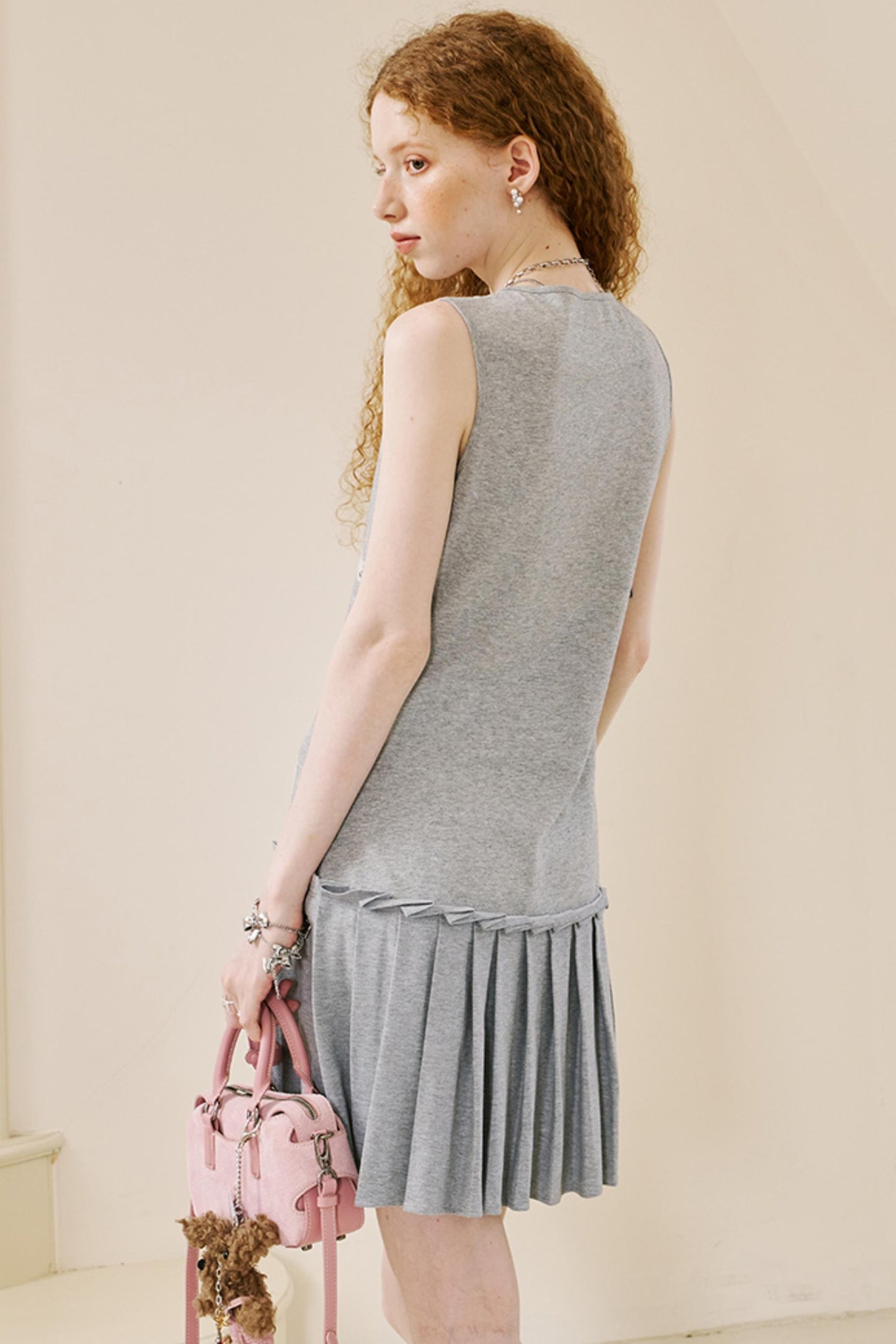 Chic Lace Knit Dress