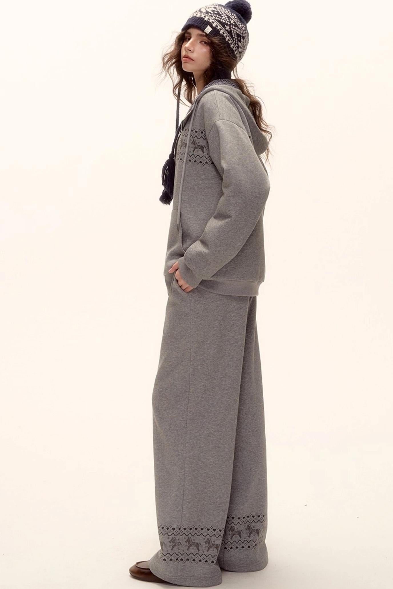 Fair Isle Quilted Jacket Set-Up