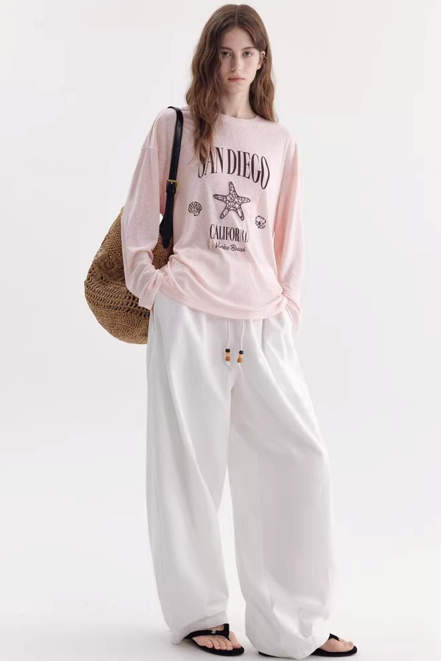 French Embroidered Vacation T-Shirt