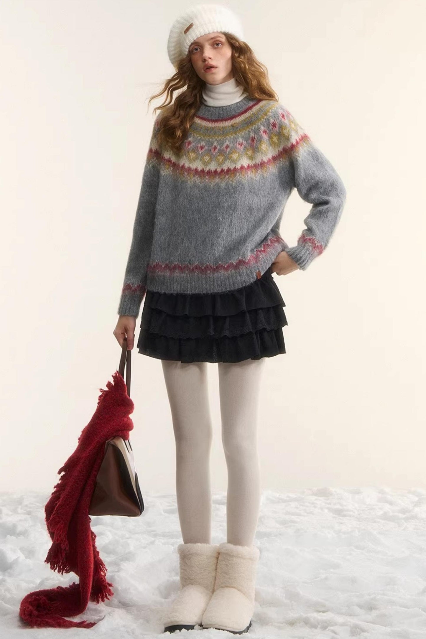 French Lace Retro Skirt