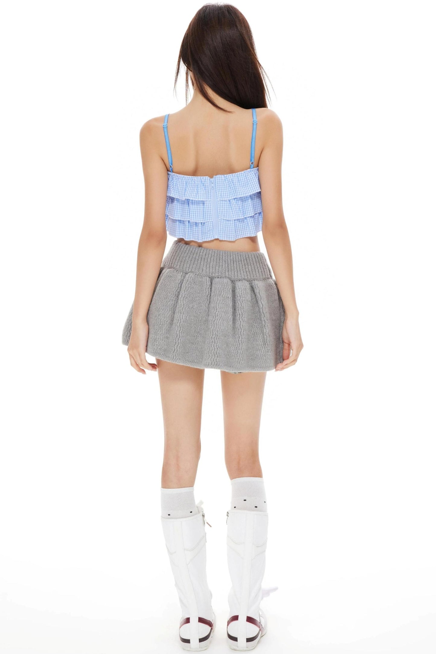 High-Waisted Puffy Skirt