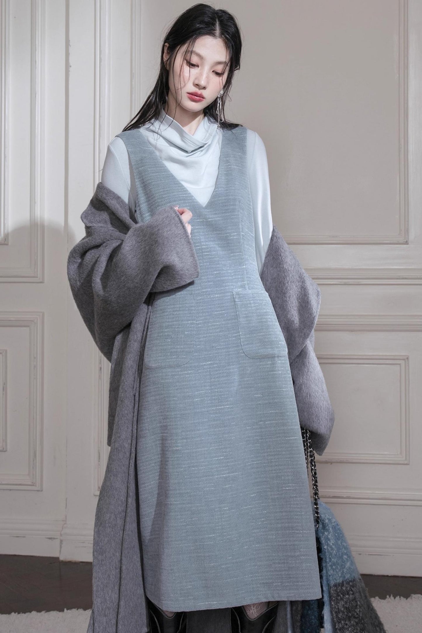 Layering Philosophy Chenille Tank Dress