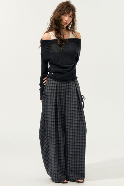 Loose Drape Straight Pants
