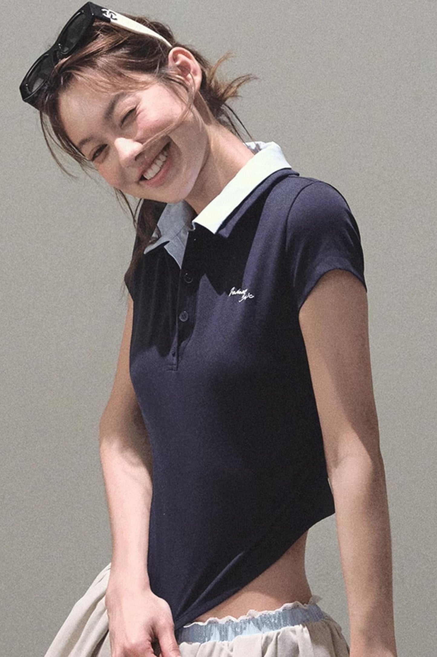 Vintage Lace Poncho Polo Skirt Set-Up