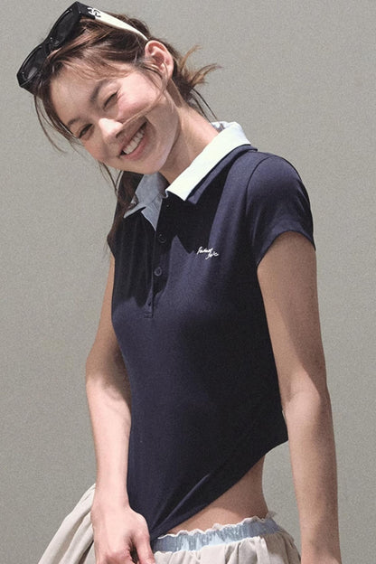 Vintage Lace Poncho Polo Skirt Set-Up