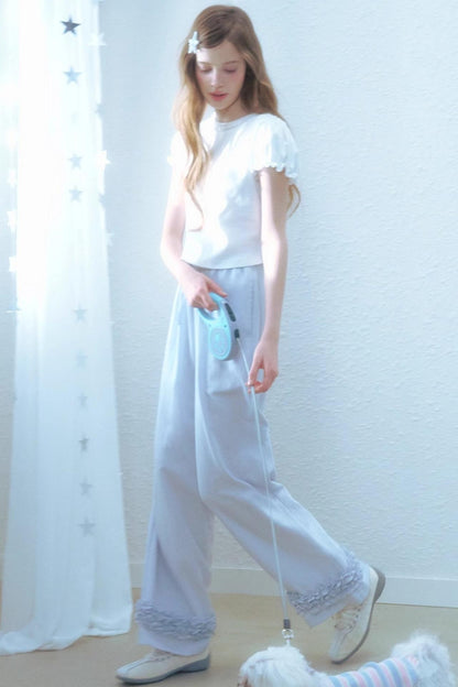 Linen Bow Cami & Lace Set-Up