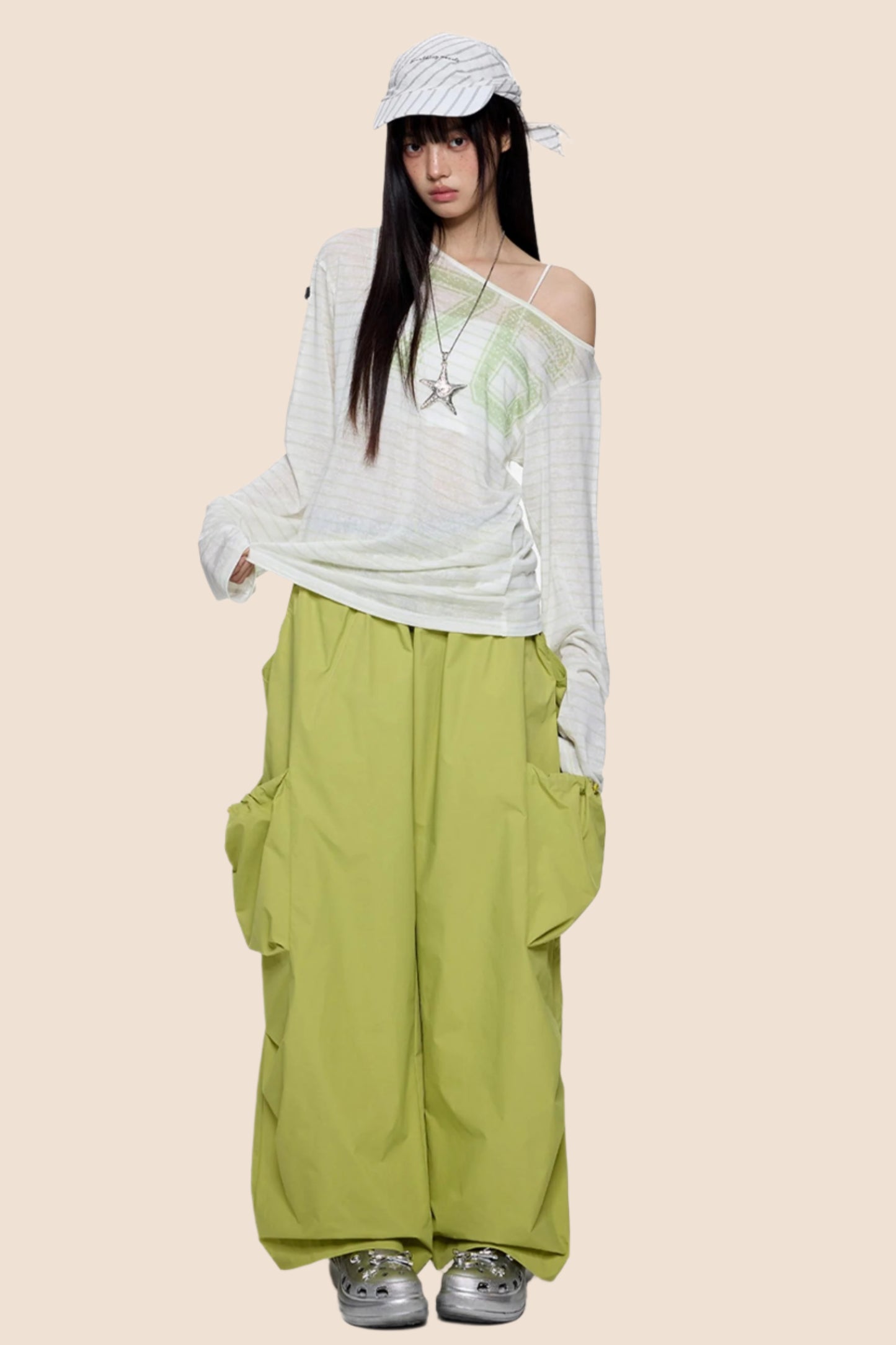 Slant Shoulder Sun Tee