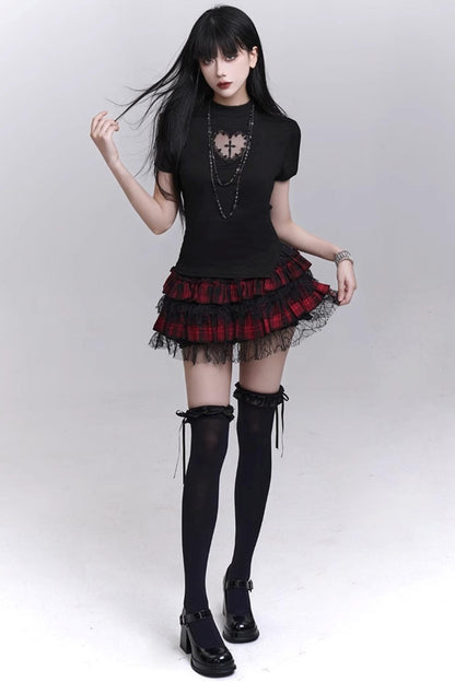 Curve Line Slim Skirt