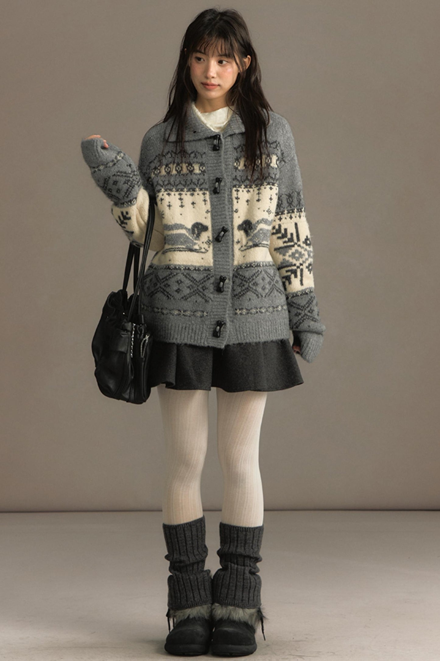 Vintage Lapel Cardigan