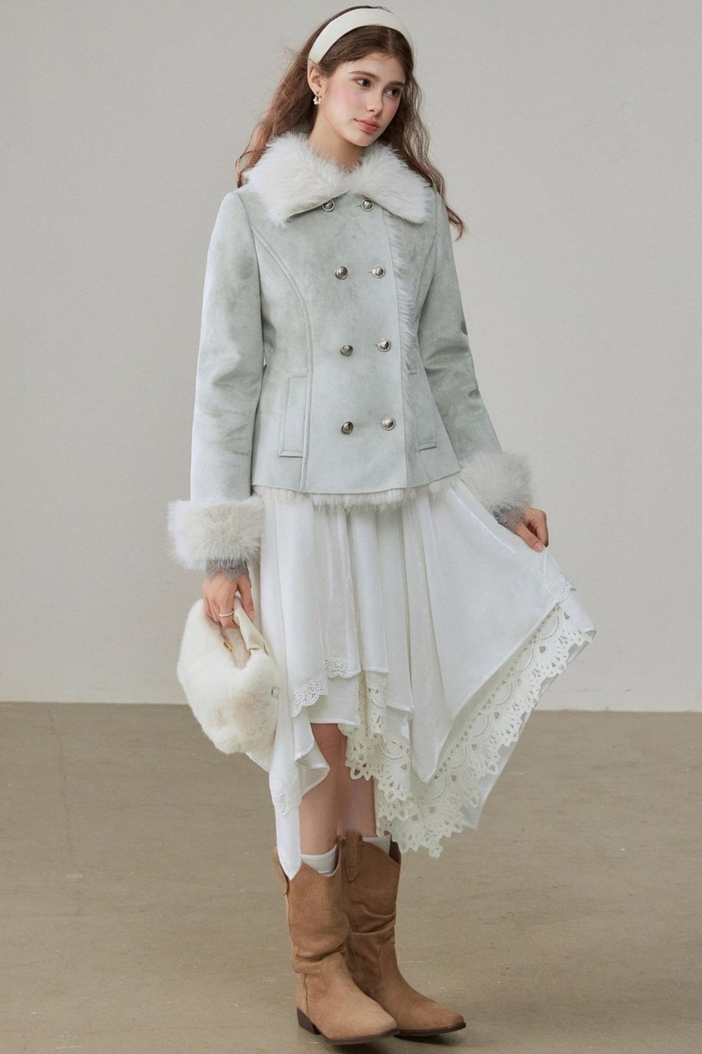 Loose Lapel Thickened Warm Jackets