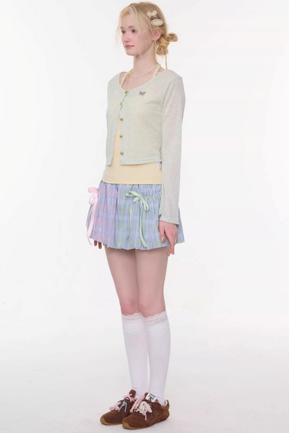 Emerald Green Knit Cardigan