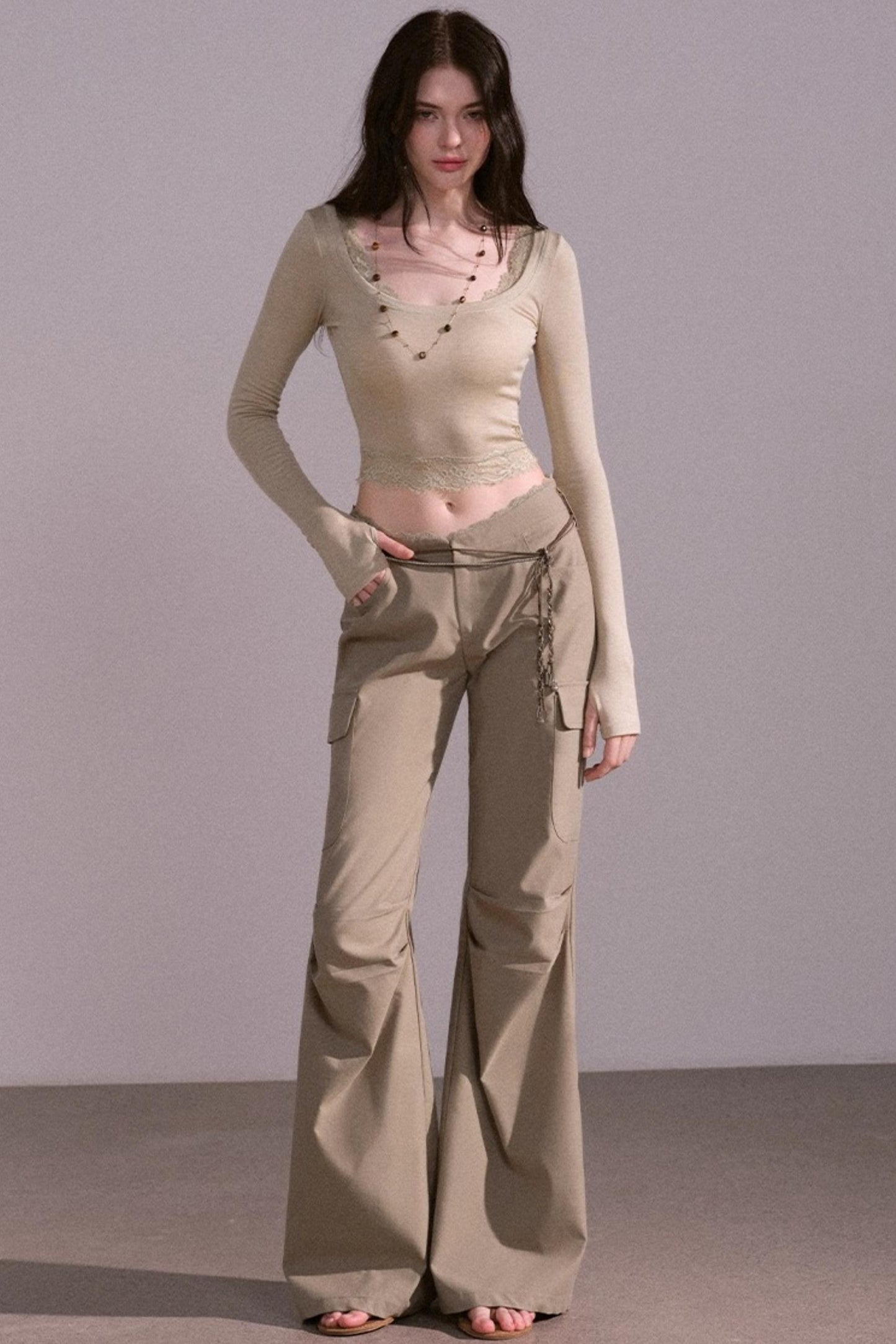 Autumn Wide Cargo Pants