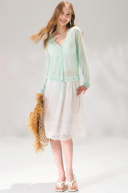 Ice Silk Sun Protection Cardigan Top