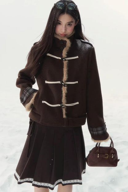 Retro Oak Woolen Jacket