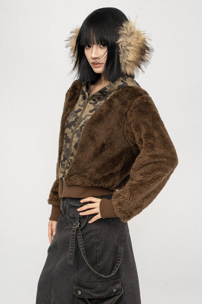 Vintage Camo Fleece Jacket