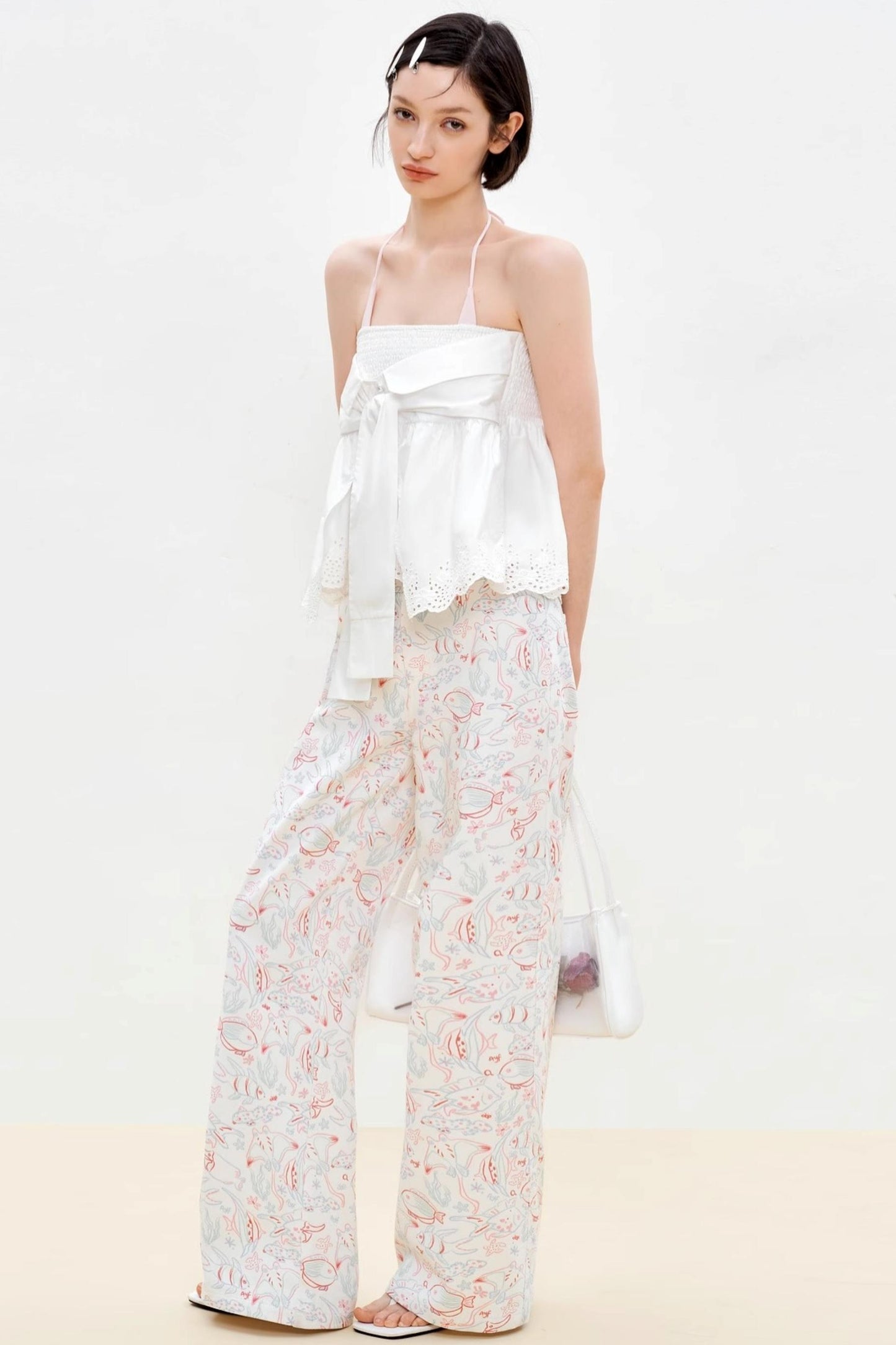 Summer Lace Halter Skirt