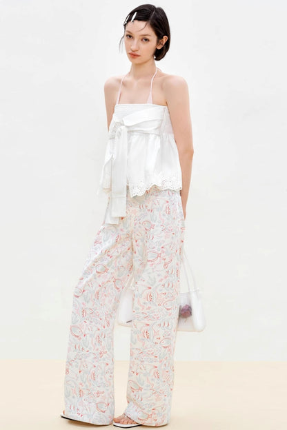 Summer Lace Halter Skirt