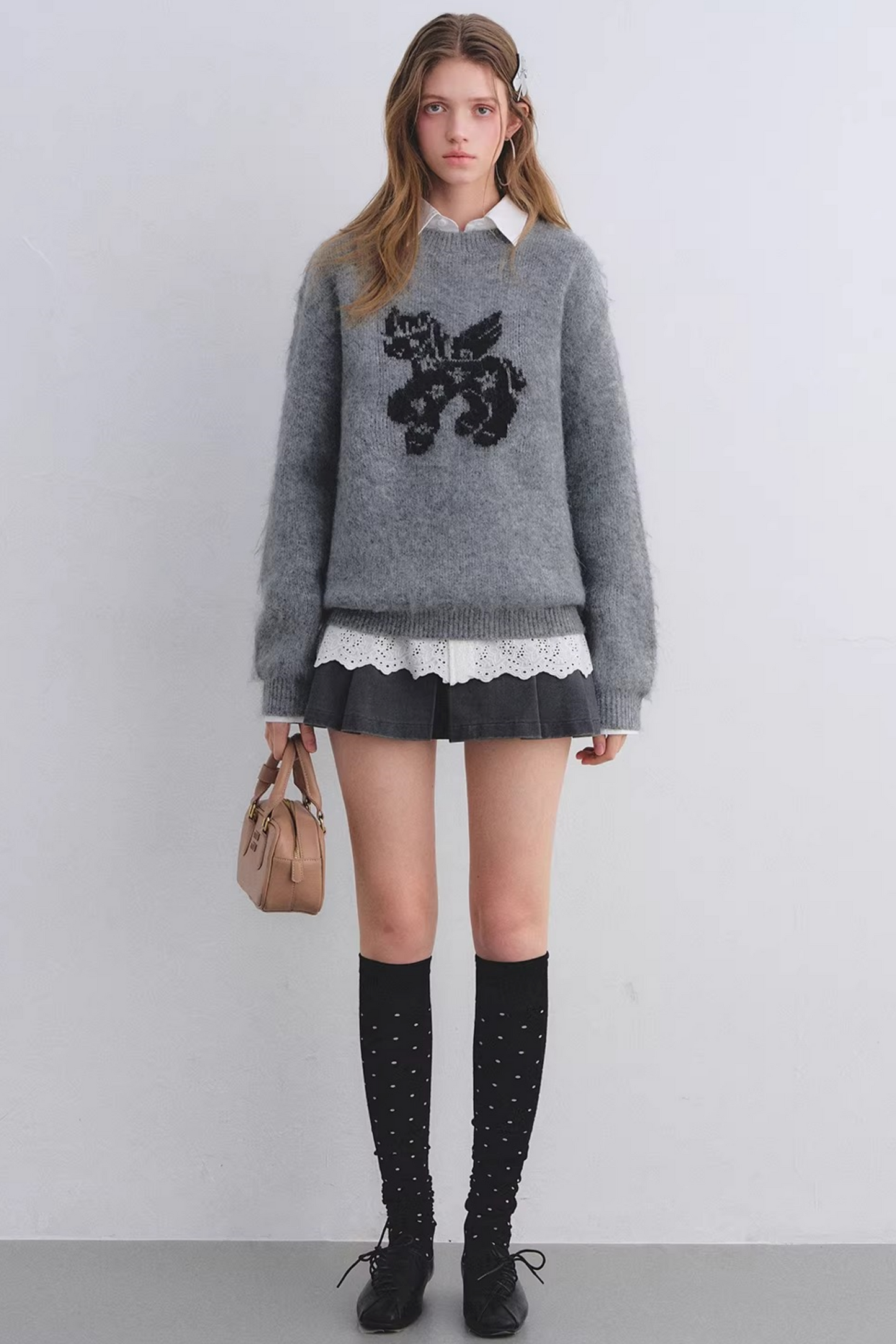 Wool-Blend Jacquard Sweater
